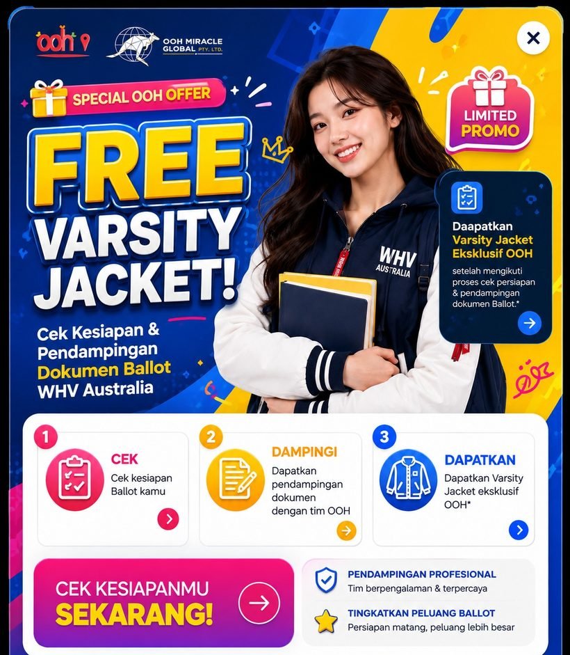 Gratis Varsity Jacket untuk peserta Pendampingan Dokumen & Ballot OOH